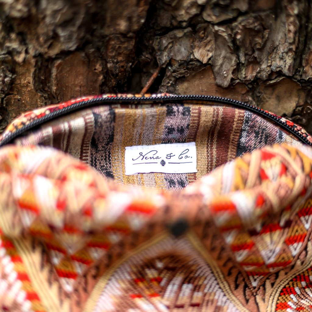 WANDER BAG - OOAK HUIPIL - BLACK - NO. 18524