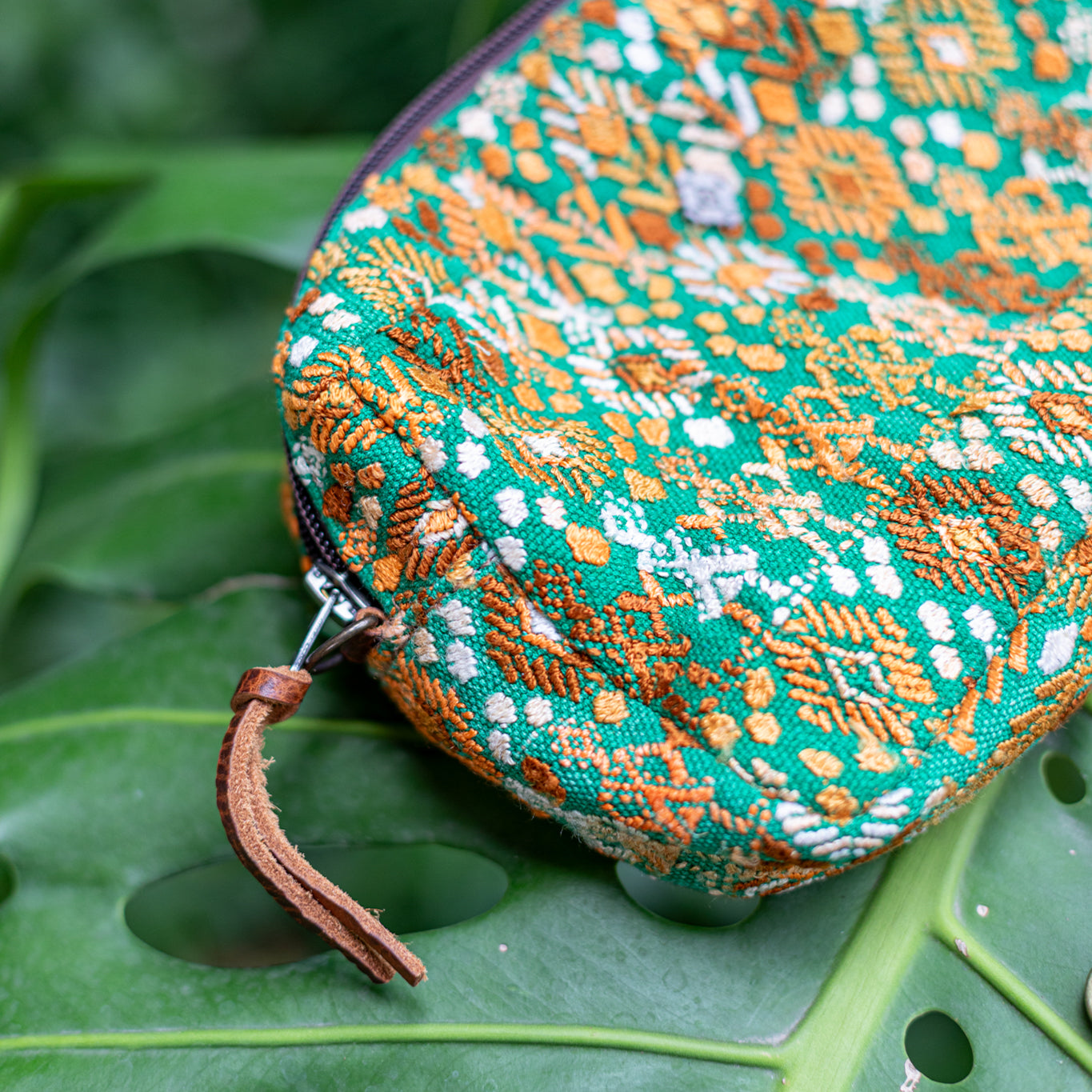 WANDER CROSSBODY SET - OOAK HUIPIL - HONEY - NO. 17872