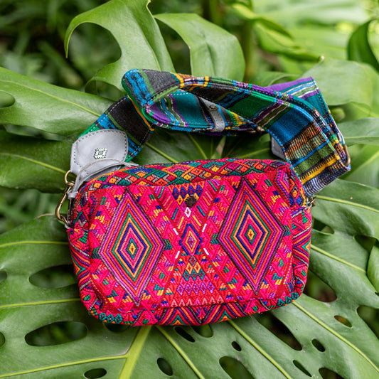WANDER CROSSBODY SET - OOAK HUIPIL - PLATINUM - NO. 17875