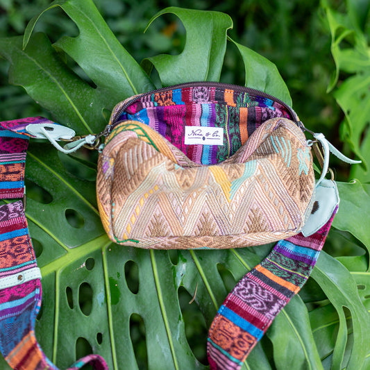 WANDER CROSSBODY SET - OOAK HUIPIL - LUCITE - NO. 17866
