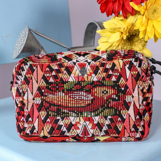 WANDER BAG - OOAK HUIPIL - BLACK - NO. 200595