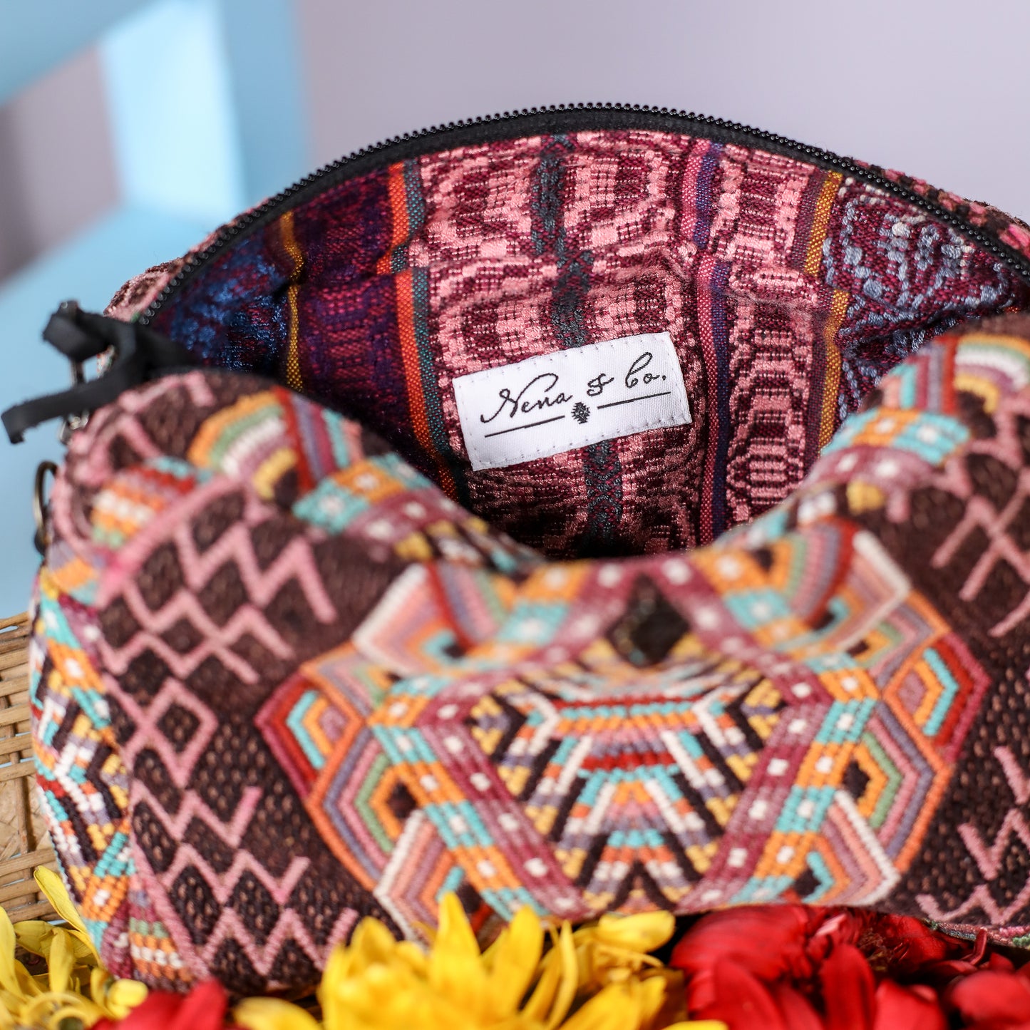 WANDER BAG - OOAK HUIPIL - BLACK - NO. 200591