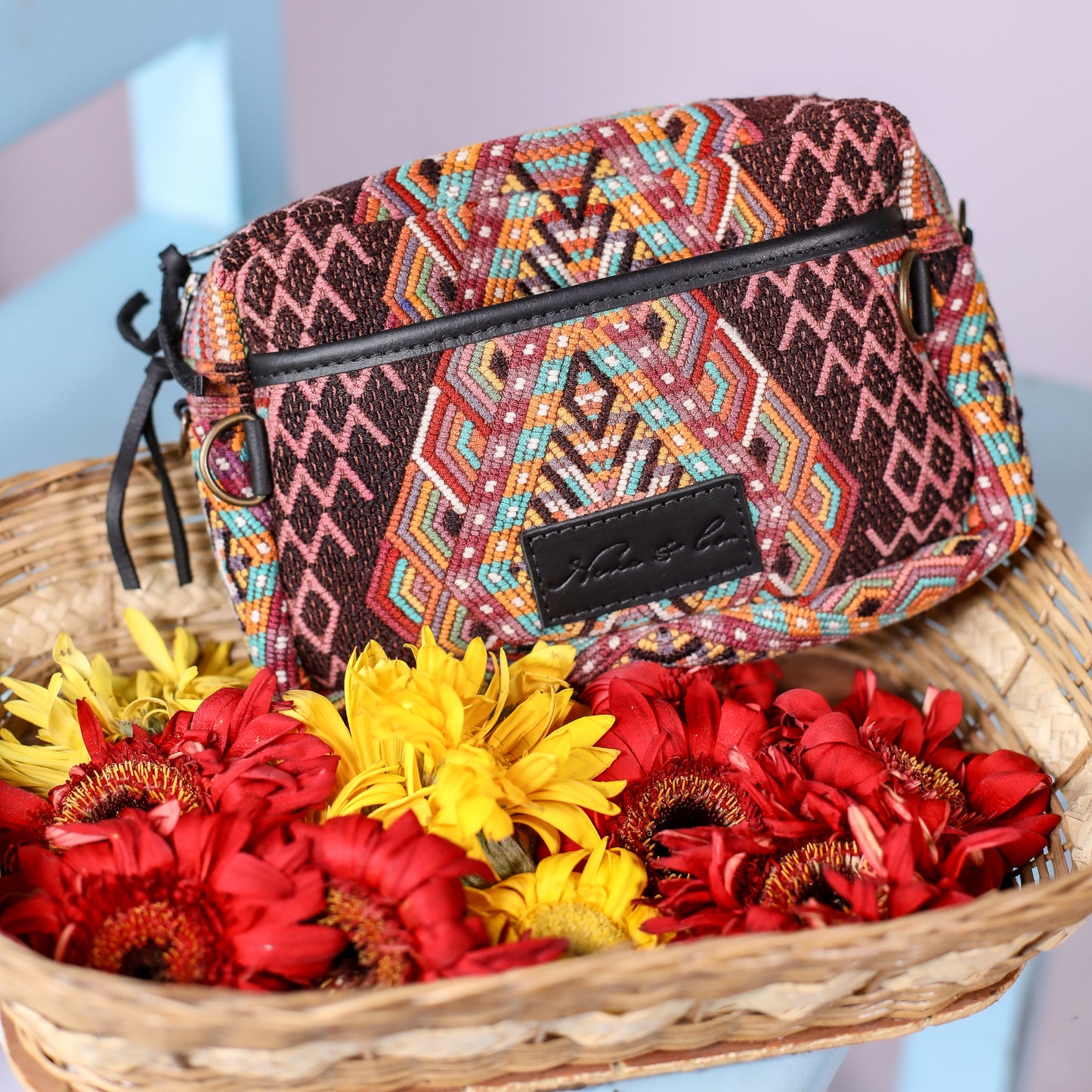 WANDER BAG - OOAK HUIPIL - BLACK - NO. 200591
