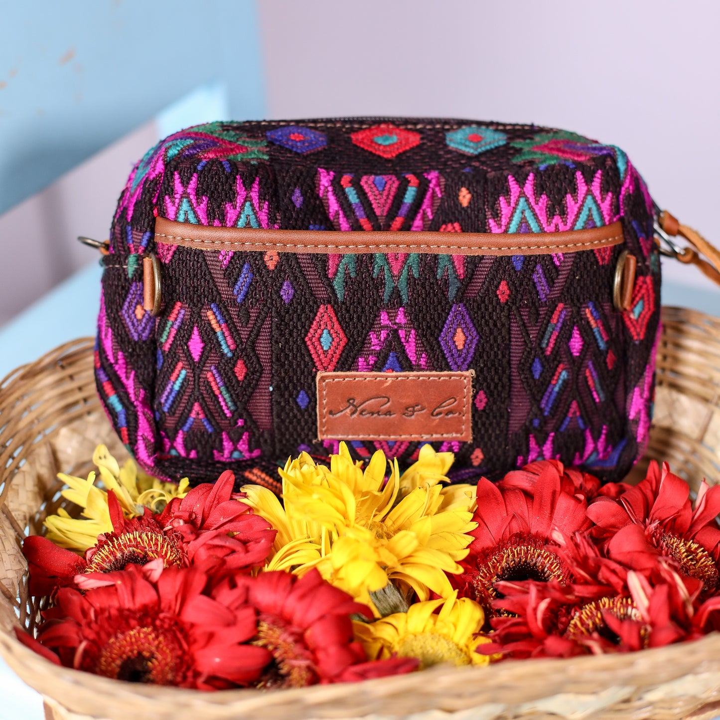 WANDER BAG - OOAK HUIPIL - CAFE - NO. 200583