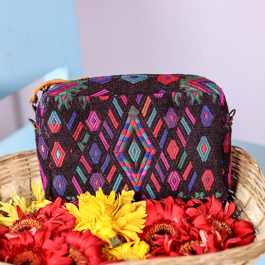 WANDER BAG - OOAK HUIPIL - CAFE - NO. 200583