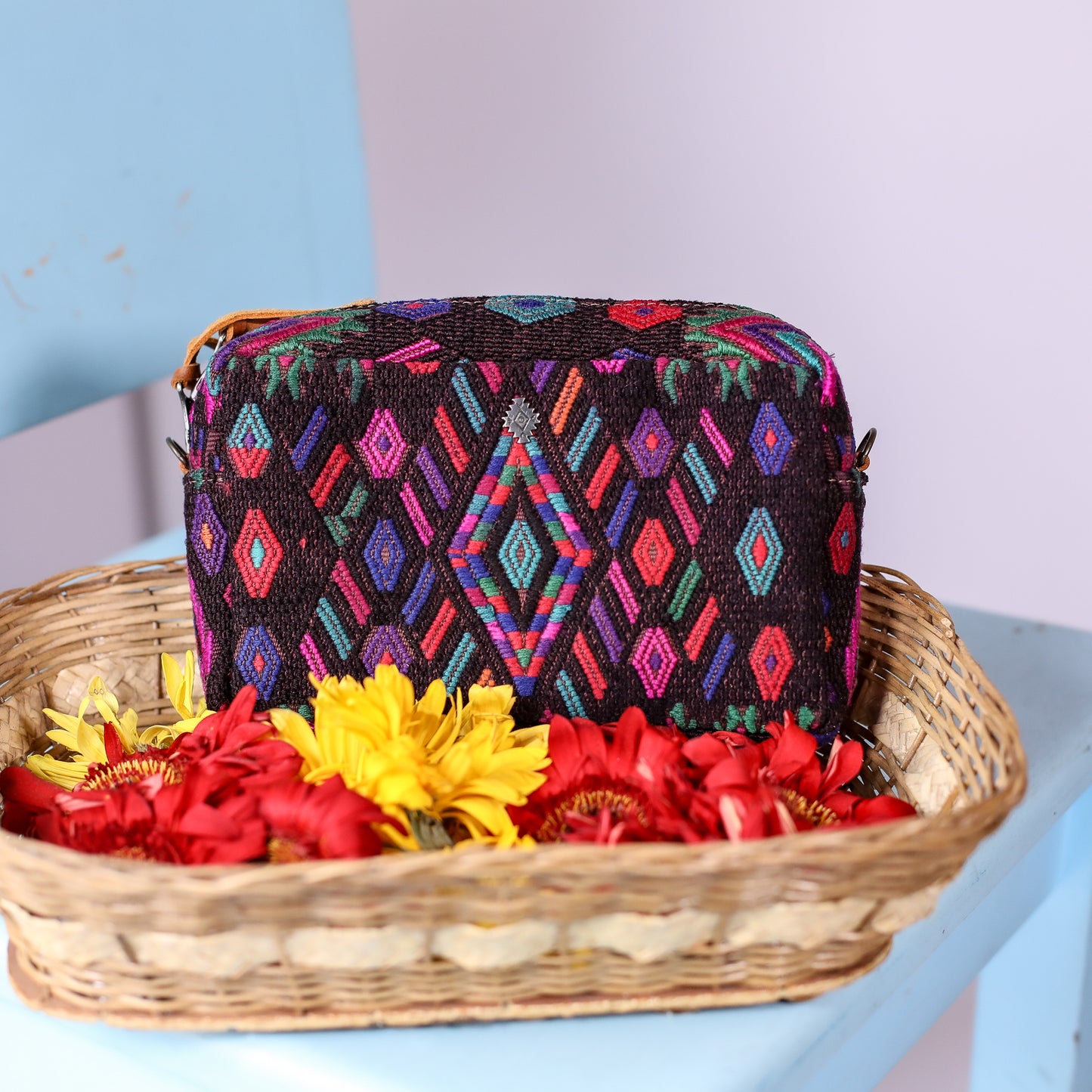 WANDER BAG - OOAK HUIPIL - CAFE - NO. 200583