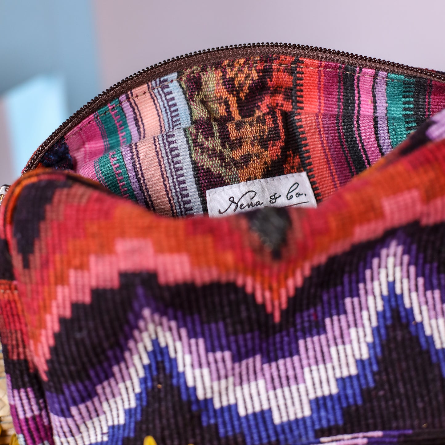 WANDER BAG - OOAK HUIPIL - CAFE - NO. 200581