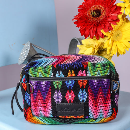 WANDER BAG - OOAK HUIPIL - BLACK - NO. 200597