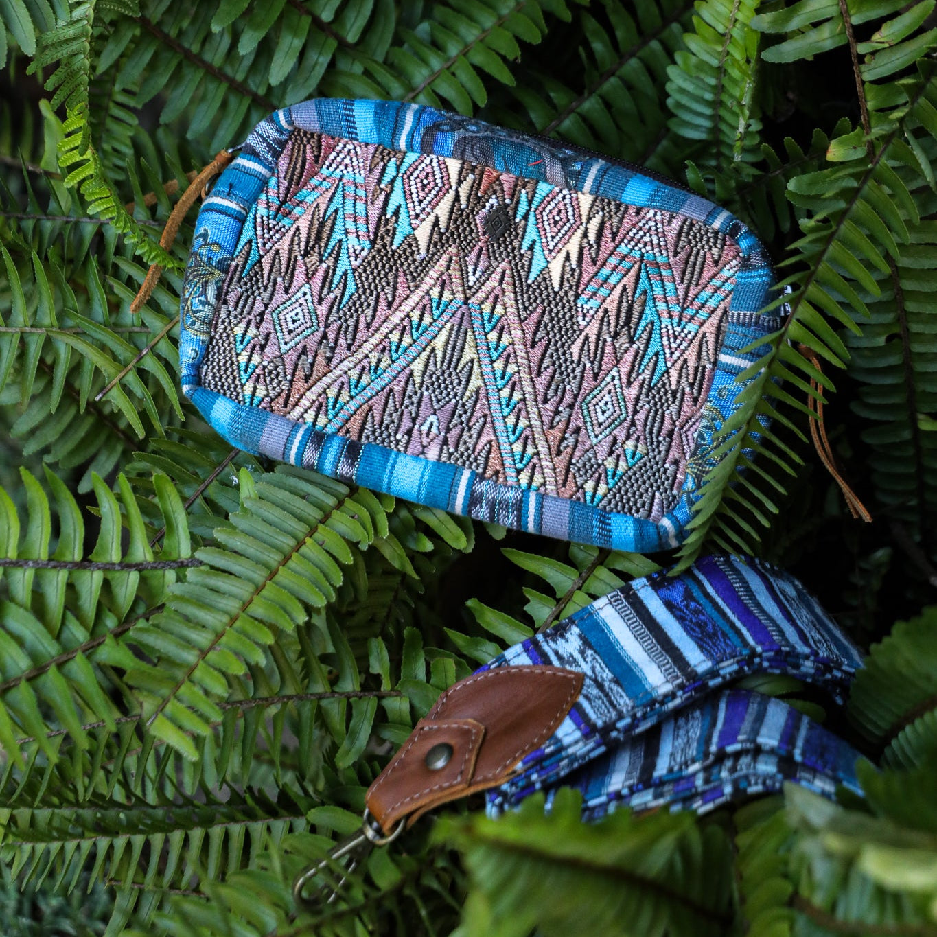 WANDER CROSSBODY SET - OOAK HUIPIL & CORTE - CAFE - NO. 200820