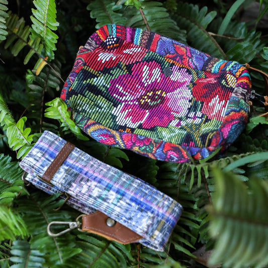 WANDER CROSSBODY SET - OOAK HUIPIL & CORTE - CAFE - NO. 200821