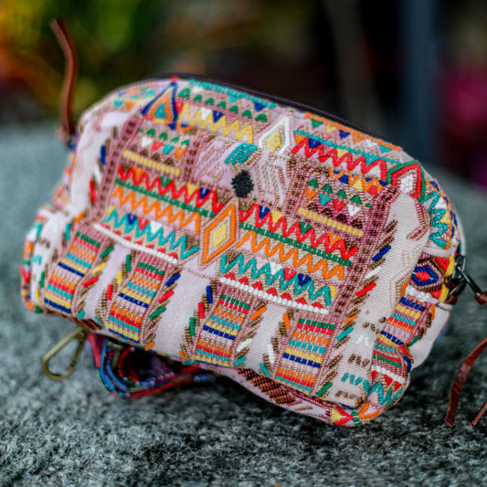 WANDER CROSSBODY SET - OOAK HUIPIL - COPPER - NO. 19341