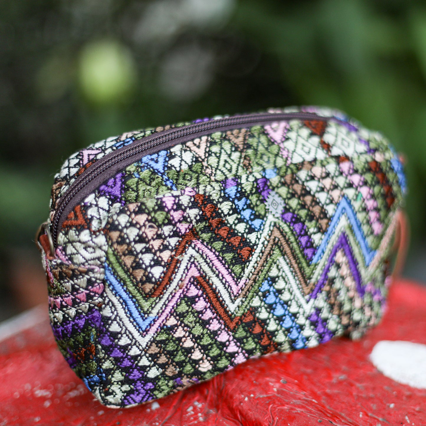WANDER CROSSBODY SET - OOAK HUIPIL - COPPER - NO. 19335