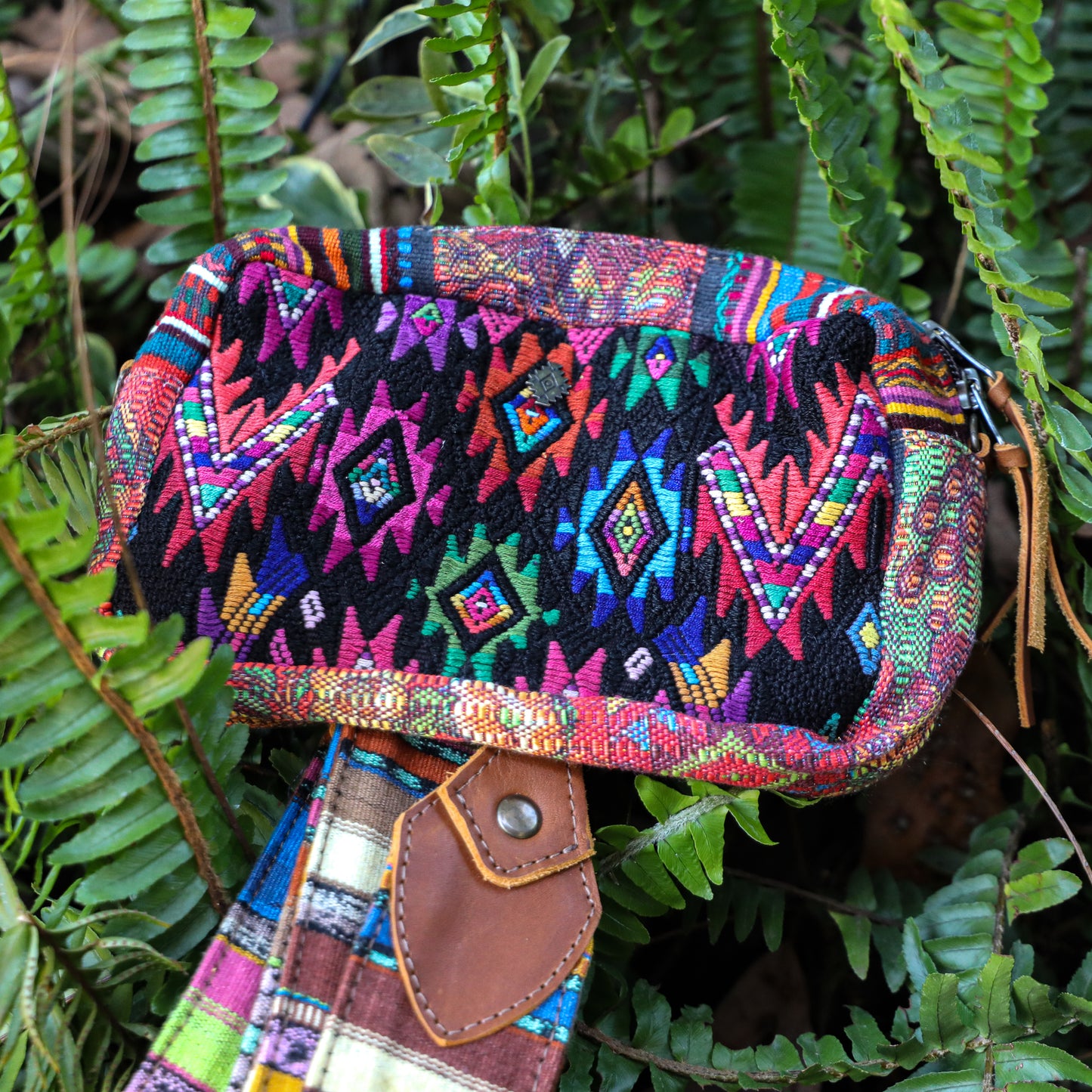 WANDER CROSSBODY SET - OOAK HUIPIL & CORTE - CAFE - NO. 200823