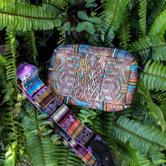 WANDER CROSSBODY SET - OOAK HUIPIL & CORTE - BLACK - NO. 200836