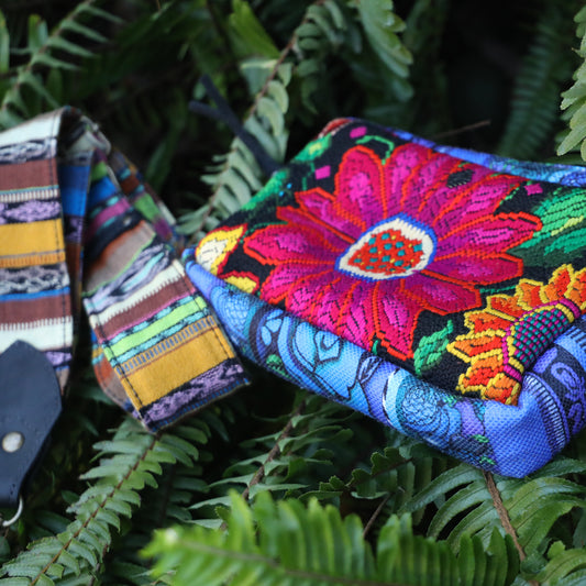 WANDER CROSSBODY SET - OOAK HUIPIL & CORTE - BLACK - NO. 200839