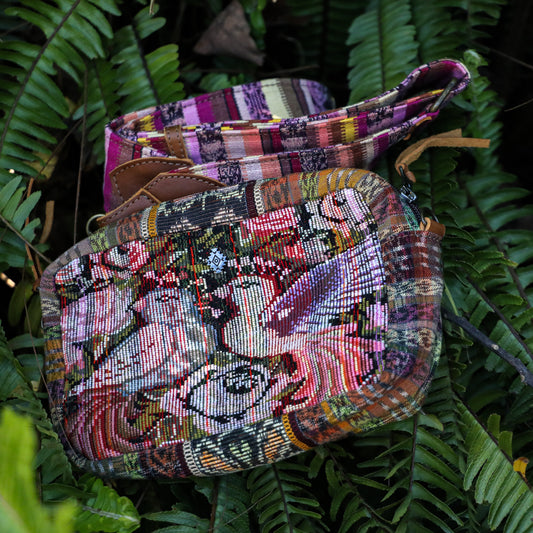 WANDER CROSSBODY SET - OOAK HUIPIL & CORTE - CAFE - NO. 200822