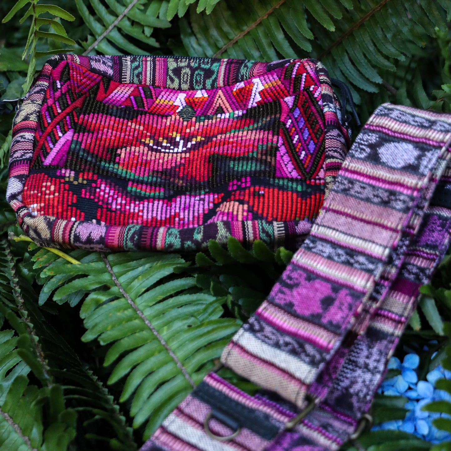 WANDER CROSSBODY SET - OOAK HUIPIL & CORTE - BLACK - NO. 200837