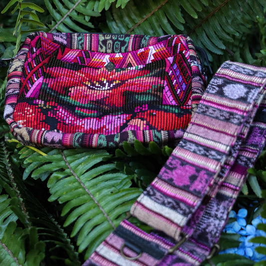 WANDER CROSSBODY SET - OOAK HUIPIL & CORTE - BLACK - NO. 200837