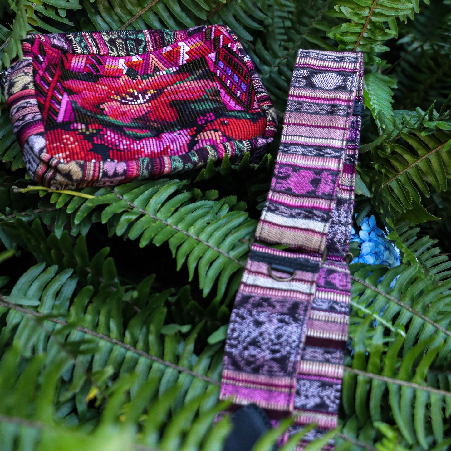 WANDER CROSSBODY SET - OOAK HUIPIL & CORTE - BLACK - NO. 200837