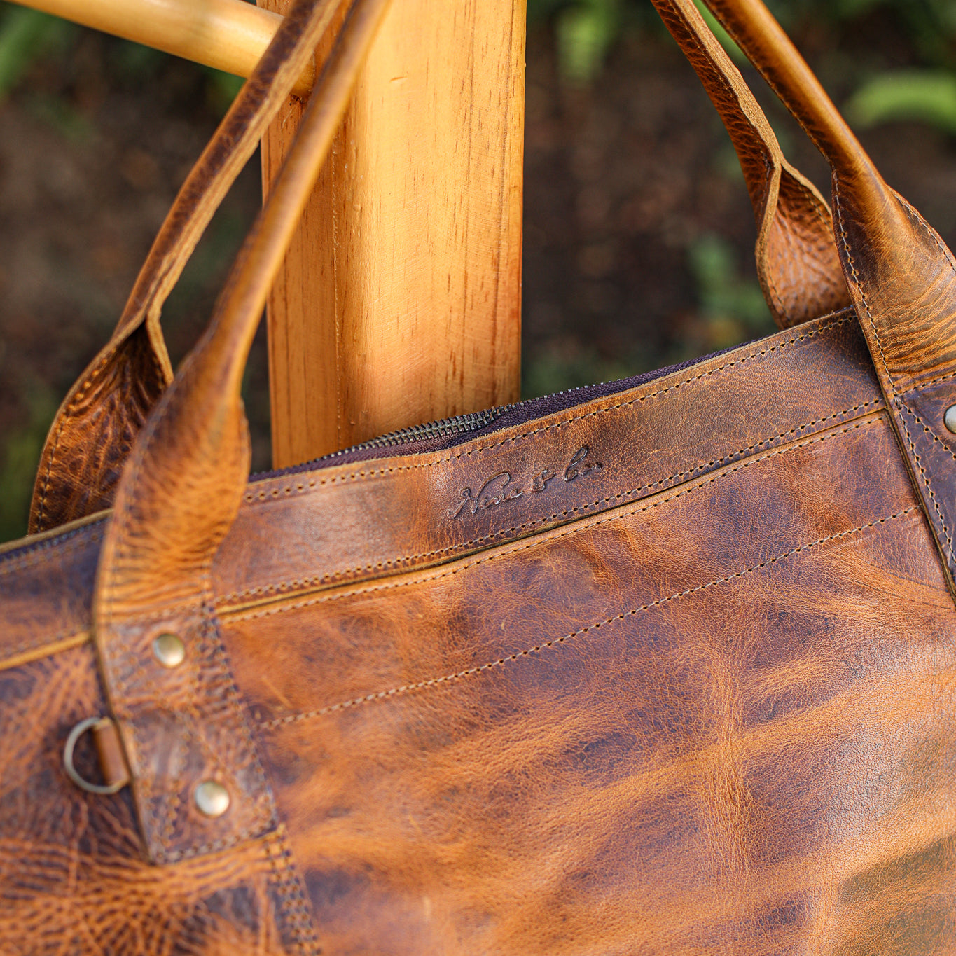 UPDATED PERFECT WEEKENDER - FULL LEATHER - WRANGLER