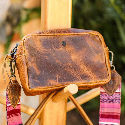 WANDER CROSSBODY BAG + STRAP SET - FULL LEATHER - WRANGLER
