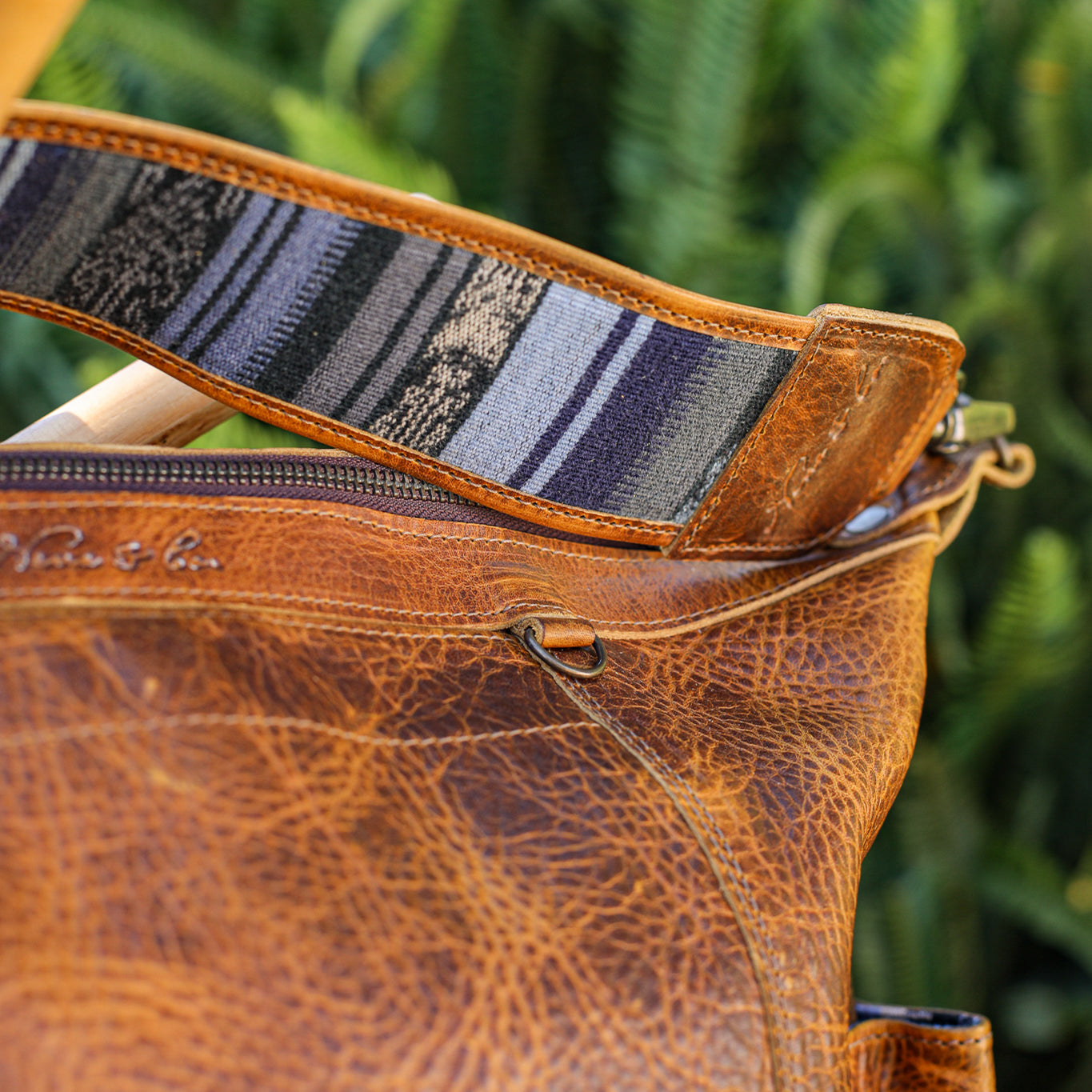 BEATRIZ CONVERTIBLE DAY BAG - FULL LEATHER - WRANGLER