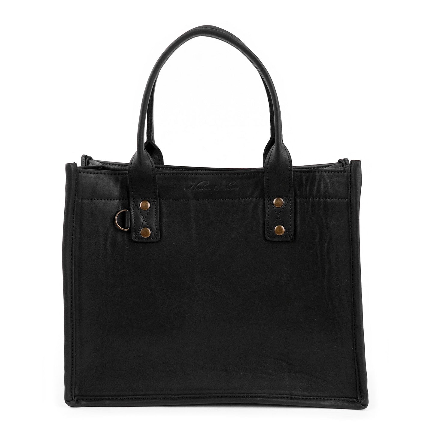 ALI'S STASH - MEDIUM PERFECT TRAVEL TOTE - BLACK - NO. A-10076