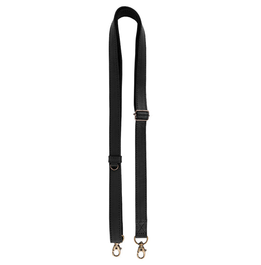 VIVI ADJUSTABLE BAG STRAP - BLACK  *EXTENDED SHIP WINDOW*