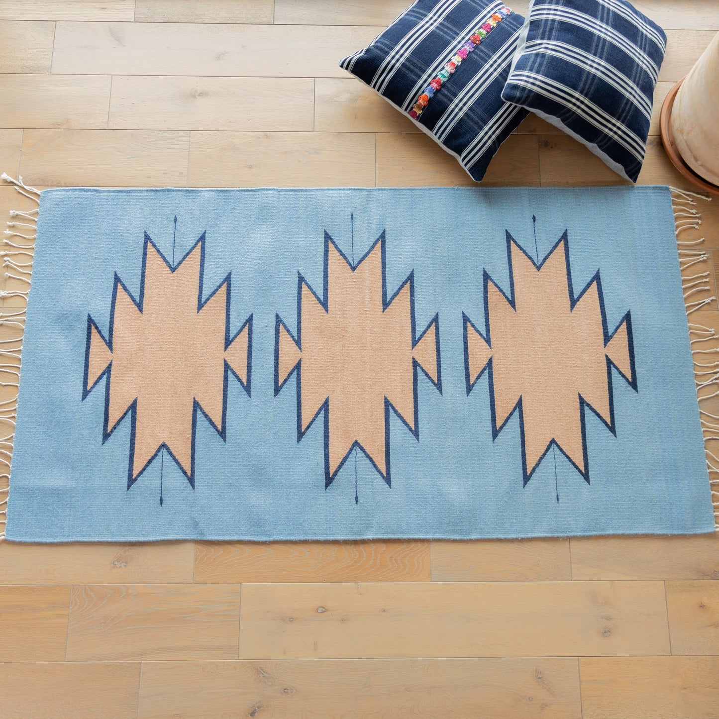 MEXICO COLLECTION - ZAPOTEC HAND-LOOMED WOOL RUG - 3 x 5' - NO. 17372