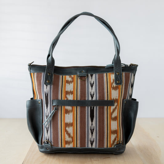 THE PERFECT BAG MEDIUM - ARTISAN COLLECTION - UMBER - SLATE LEATHER