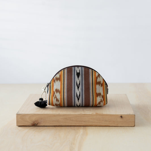 DOME CLUTCH - ARTISAN COLLECTION - UMBER - SLATE LEATHER