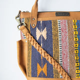BRAIDED SHOULDER STRAP - MEXICO - TOBACCO