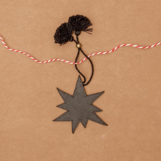 OFFICIALLY QUIGLEY x NENA & CO. - STARBURST CHARM - BLACK LEATHER
