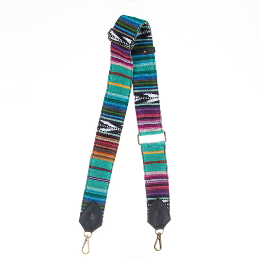 ADJUSTABLE WIDE STRAP - BAJA - BLACK LEATHER