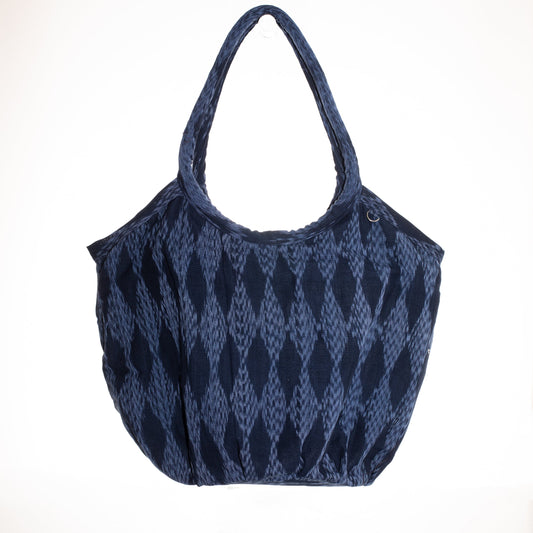 VOYAGER BAG - ARTISAN COLLECTION - BLUE JASPE DIAMONDS FABRIC