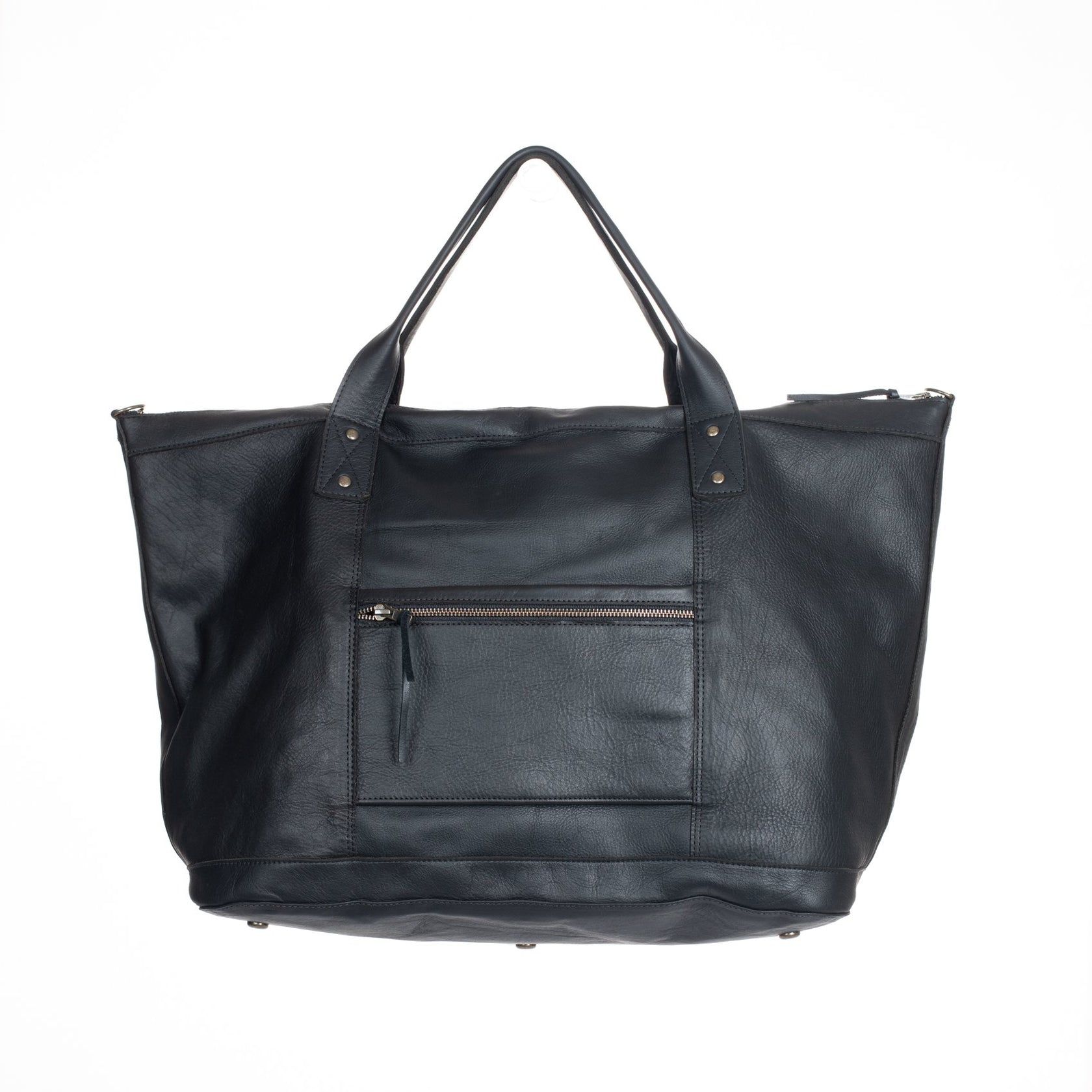 THE PERFECT WEEKENDER - FULL LEATHER COLLECTION - BLACK – Nena & Co.
