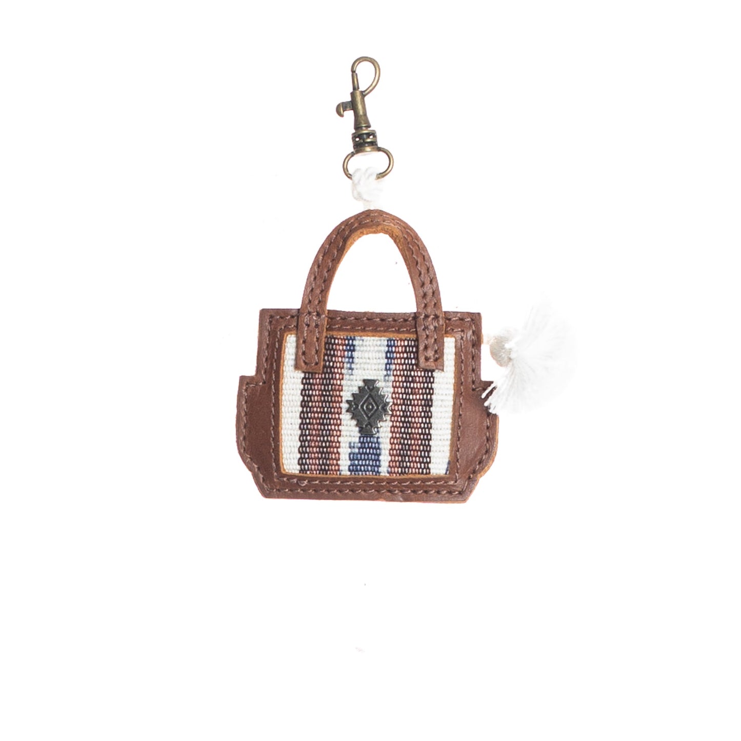 Micro Bag Charm - Artisan Collection - Santorini - Cafe Leather