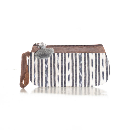 OG MINI CLUTCH - COMPASS - CAOBA LEATHER