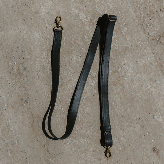 VIVI ADJUSTABLE BAG STRAP - BLACK  *EXTENDED SHIP WINDOW*