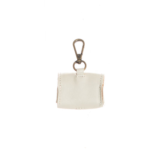 AIRPOD PRO SNAP CASE - ACCESSORIES COLLECTION - BONE LEATHER