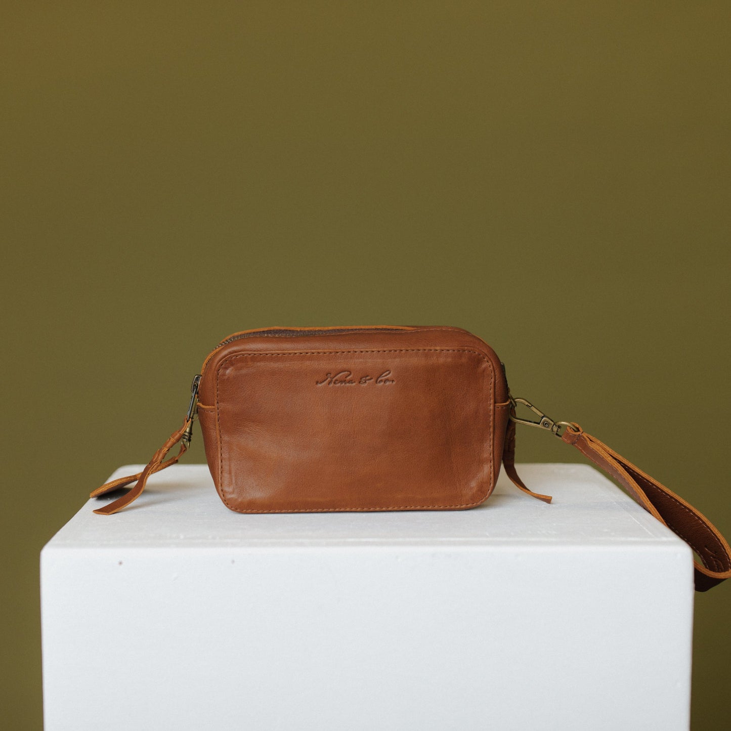 ESSENTIALS BAG - FULL LEATHER COLLECTION - CAFE