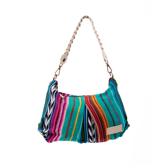 Riviera Compact Shoulder Bag with Boho Fringe