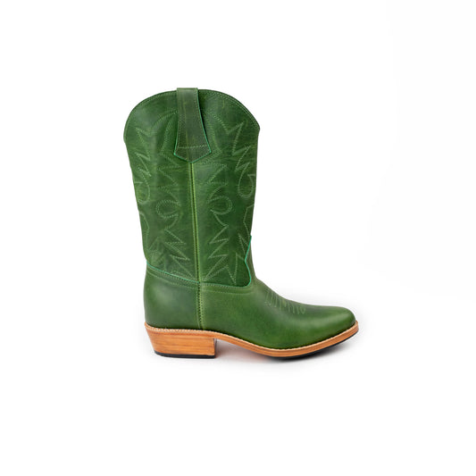 BETSY X NENA - ETTA WESTERN BOOTS - EMERALD ***MADE TO ORDER***