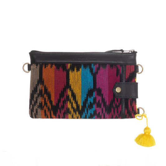 THE EVERYTHING CLUTCH - PRIDE - BLACK LEATHER