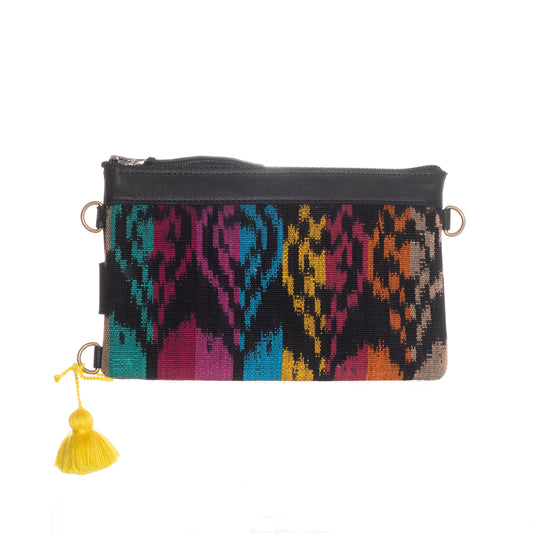 THE EVERYTHING CLUTCH - PRIDE - BLACK LEATHER