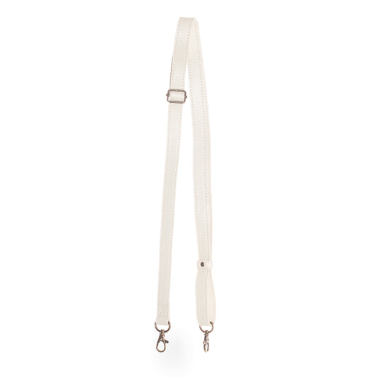 VIVI ADJUSTABLE BAG STRAP - FULL LEATHER COLLECTION - BONE LEATHER