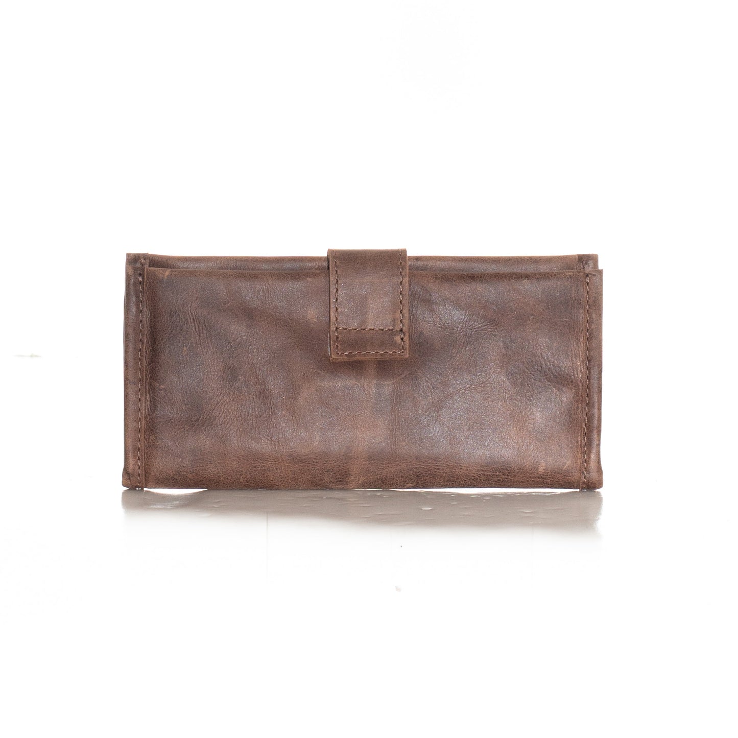 ARTISAN WALLET WITH SNAP - CAOBA