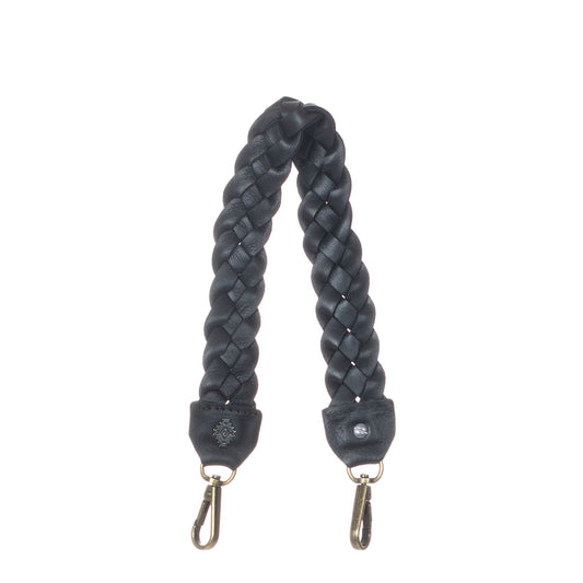 BRAIDED SHOULDER STRAP - BLACK