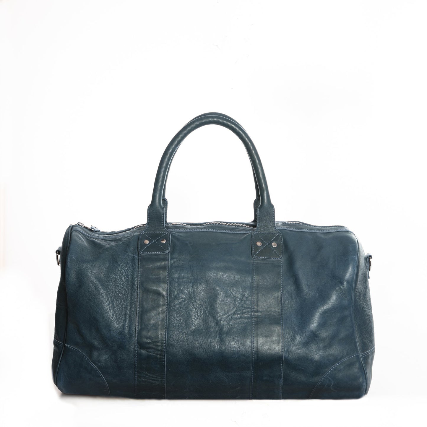 DUFFLE BAG - FULL LEATHER COLLECTION - SLATE