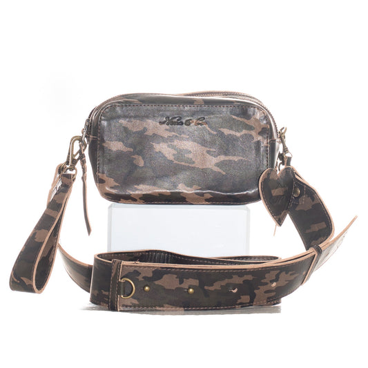 ESSENTIALS BAG - FULL LEATHER COLLECTION - CAMOUFLAGE